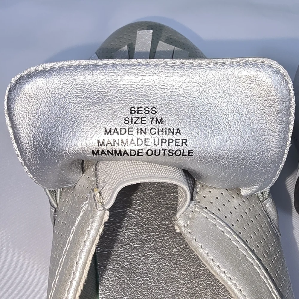 COCONUTS by Matisse Bess Metallic EVA Platform Loafer Sneaker Hybrid Size 7
